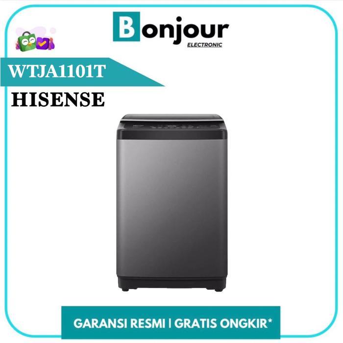 Mesin Cuci 1 Tabung Hisense 10.5Kg WTJA1101T Top Loading [ORIGINAL]