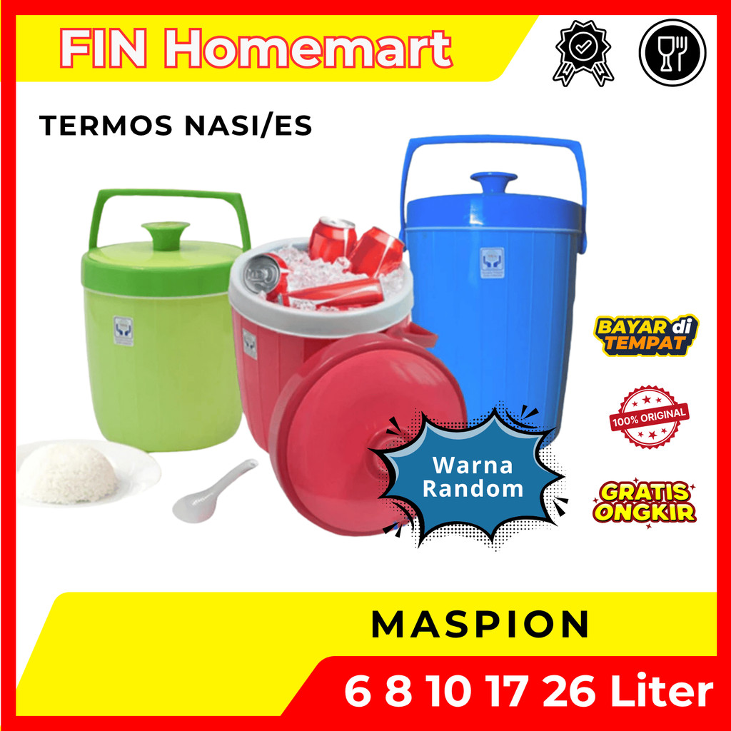 TERMOS ES /Nasi 6 8 10 17 26MASPION / TERMOS NASI MASPION / RICE ICE BUCKET / TERMOS ES BATU
