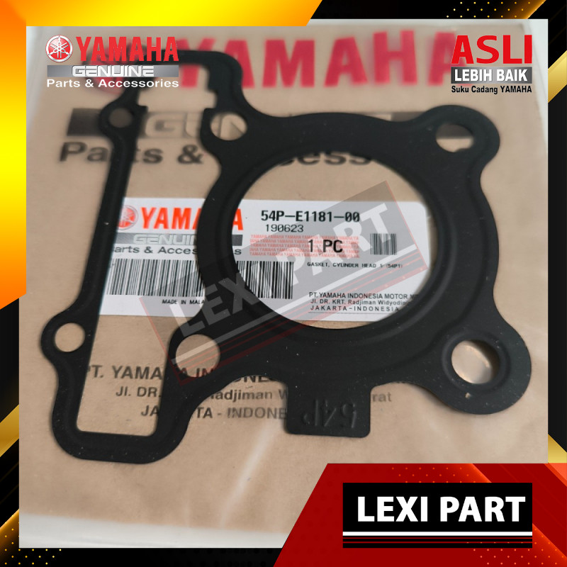 GASKET PAKING CYLINDER HEAD MIO J MIO GT SOUL GT 115 X RIDE 115 FINO 115 ORI YGP 54P-E1181-00