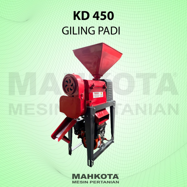 MAHKOTA RICE MILL GILING PADI MINI PORTABLE KD-450 (GARANSI RESMI)