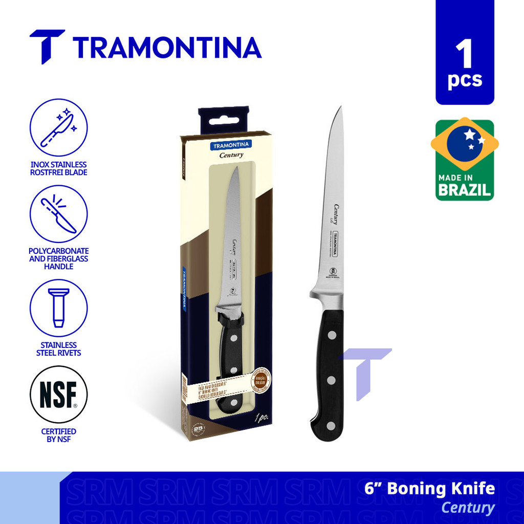 TRAMONTINA Century 6" Pisau Tulang/Boning Knife (24006/106) - 1pcs