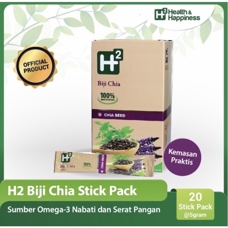 H2 health & happiness biji chia 20 sachet