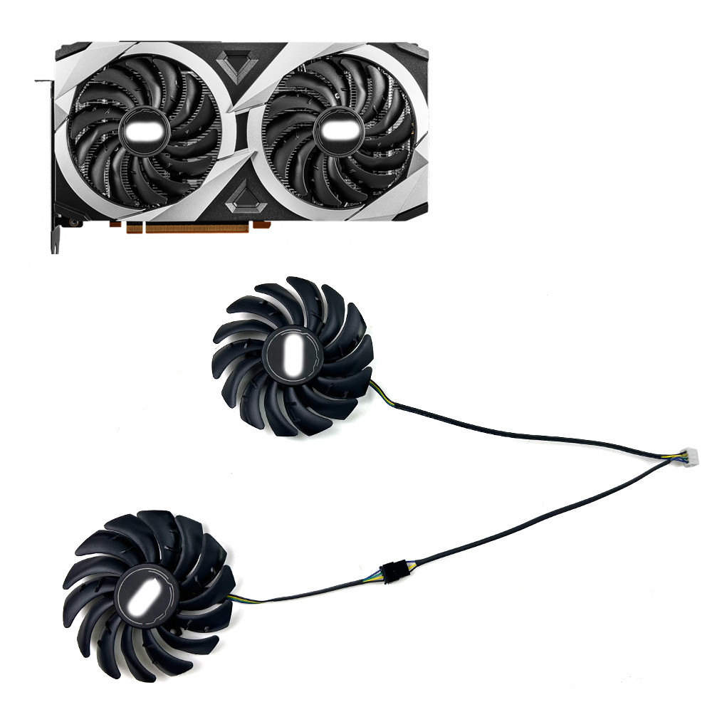 NEW Cooling Fan  85mm 4PIN D09210S12HH For MSI RADEON RX 5600 XT 5700 5700 XT ME  RX5600XT RX5700 RX