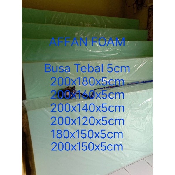 busa lembaran Tebal 5cm
