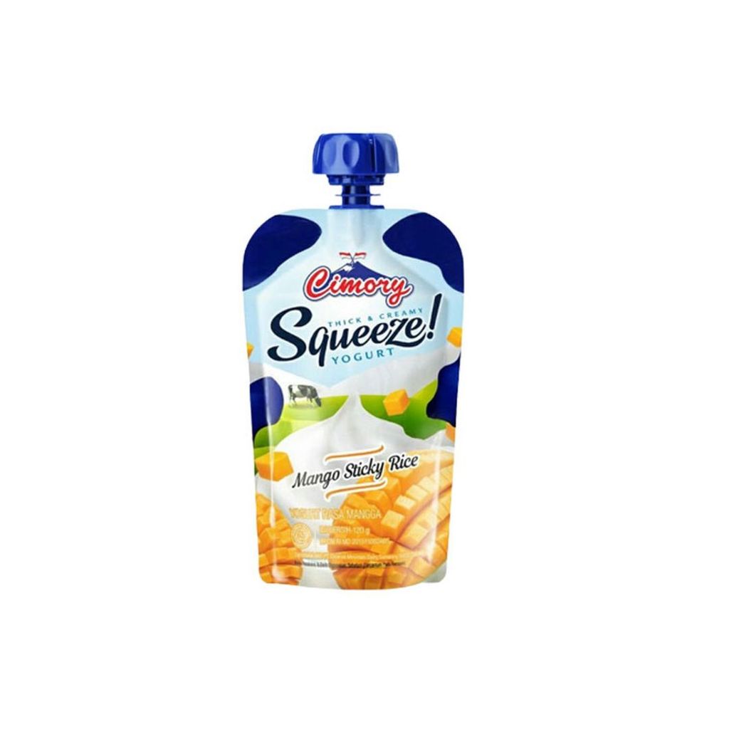 Cimory Squeeze Yogurt Mango Sticky Rice 120gr