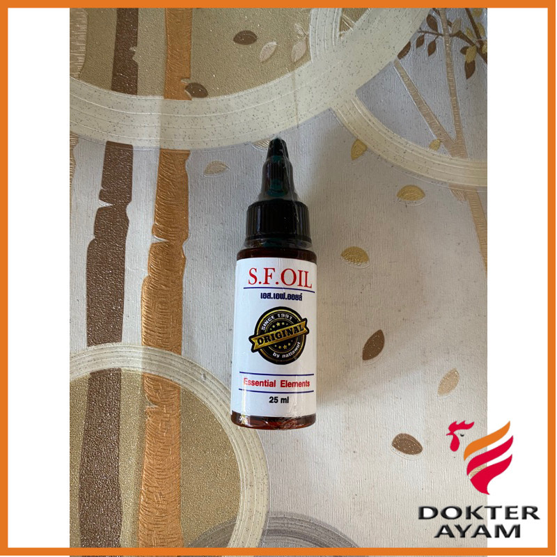 SUMERKAN SF OIL / SF oil ayam 25ml obat cucuk obat paruh original 100% thailand