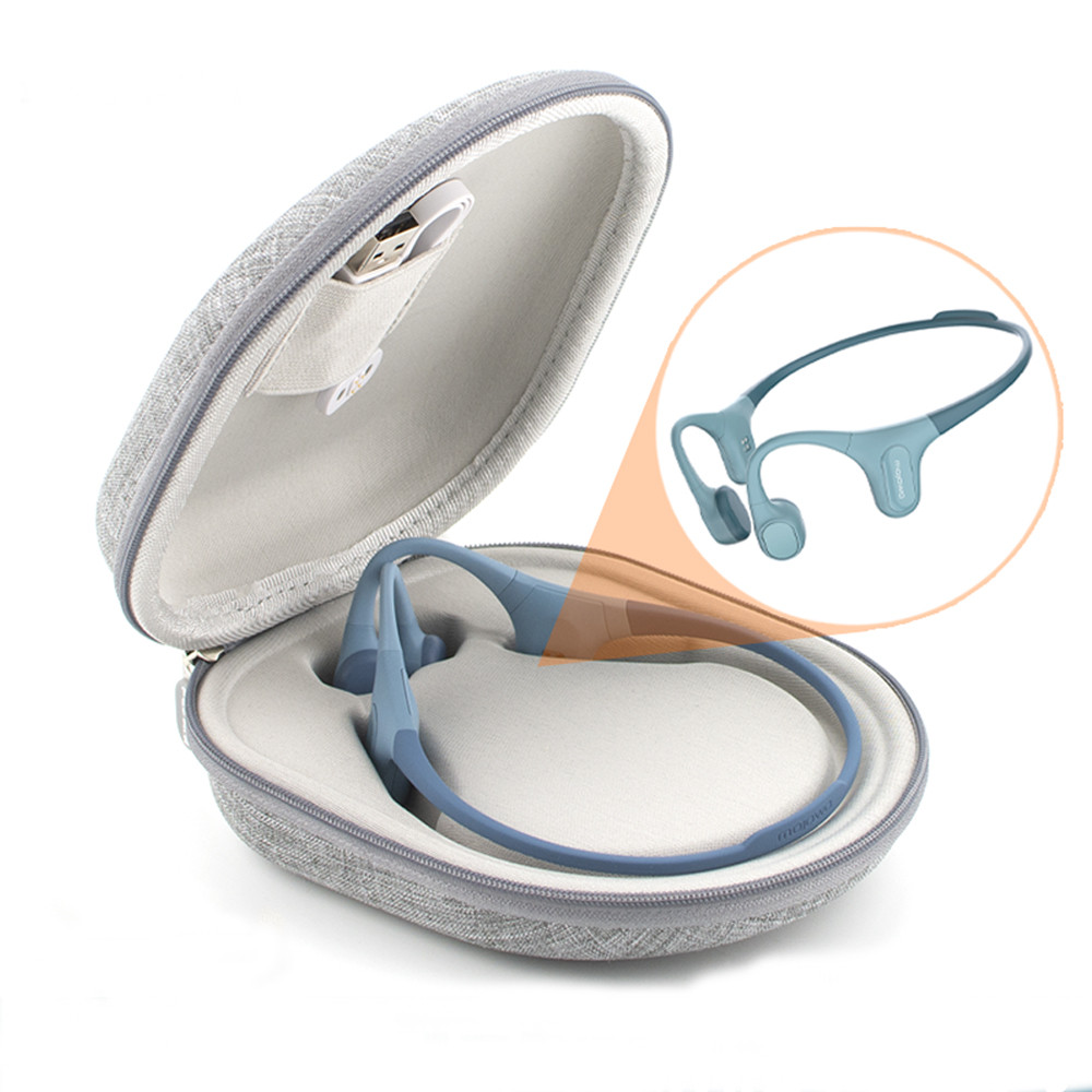 Hard Carrying Case Suitable for Mojawa RunPlus Bone Conduction Headphones, Mojawa Portable Storage B