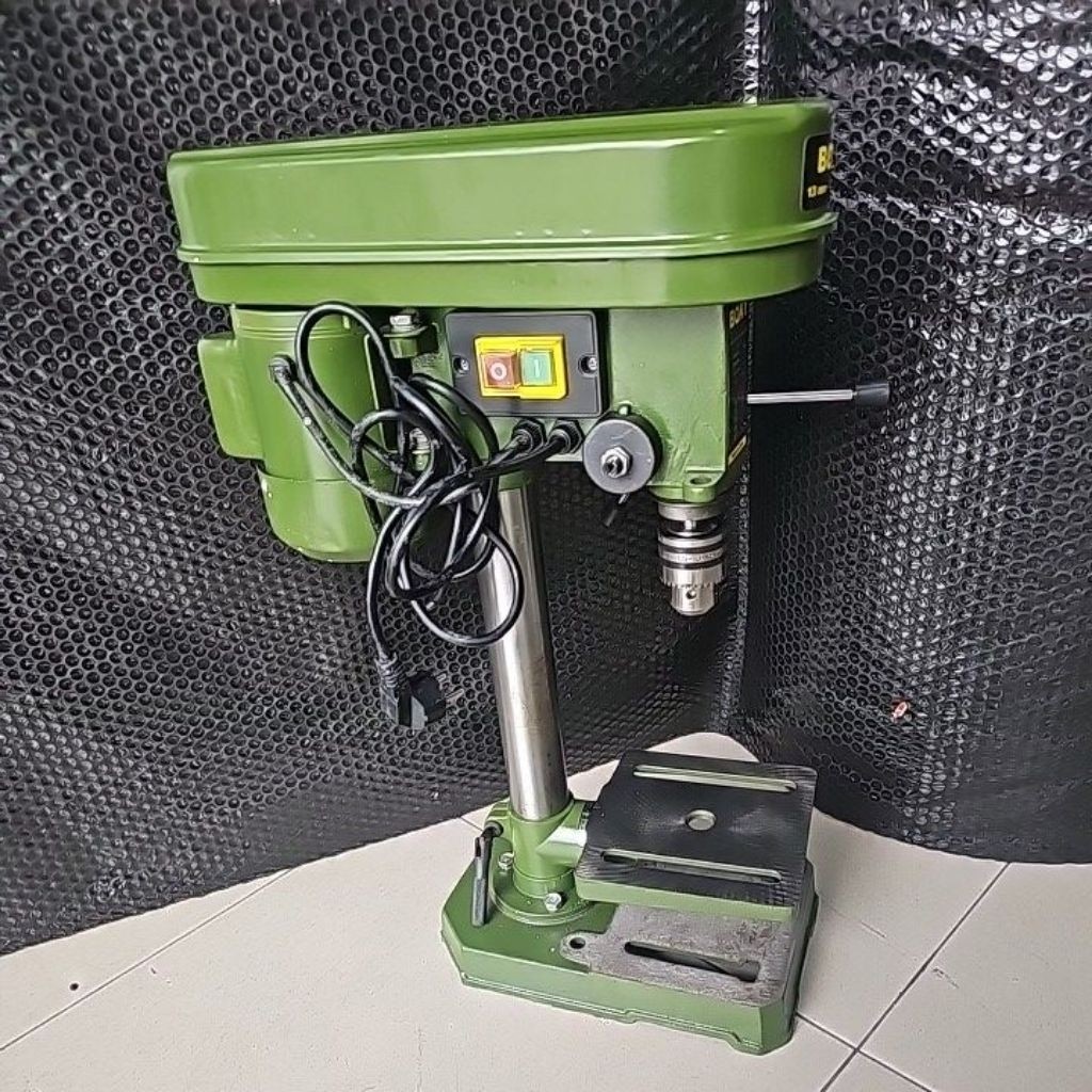 Mesin Bor Duduk 13mm Bench Drill Dinamo Tembaga Berkualitas