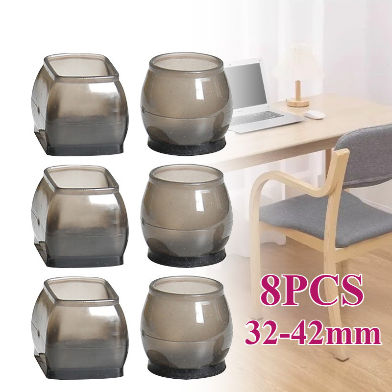 Alas Pelindung Kaki Meja Kursi Bulat 8Pcs Alas Kaki Meja Silicon Pelindung Kaki Meja Premium Cover
