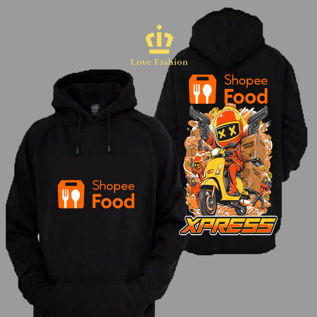 Sweater Hoodie Distro ShopeeFOOD XPRESS Overload Paket COD Campaign Event Premium Terbaru