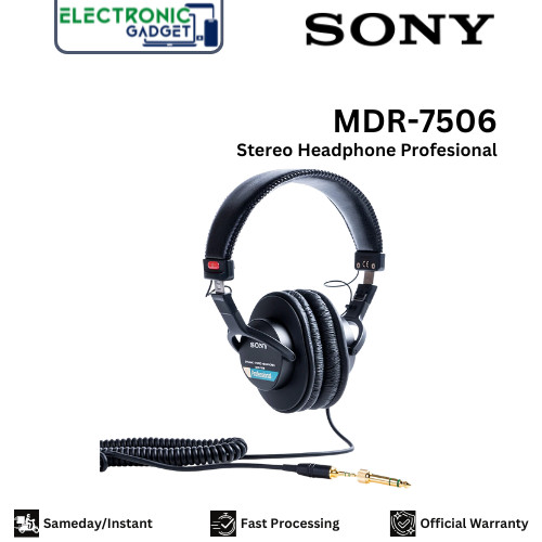 Sony MDR-7506 / MDR7506 / MDR 7506 Stereo Headphone Profesional
