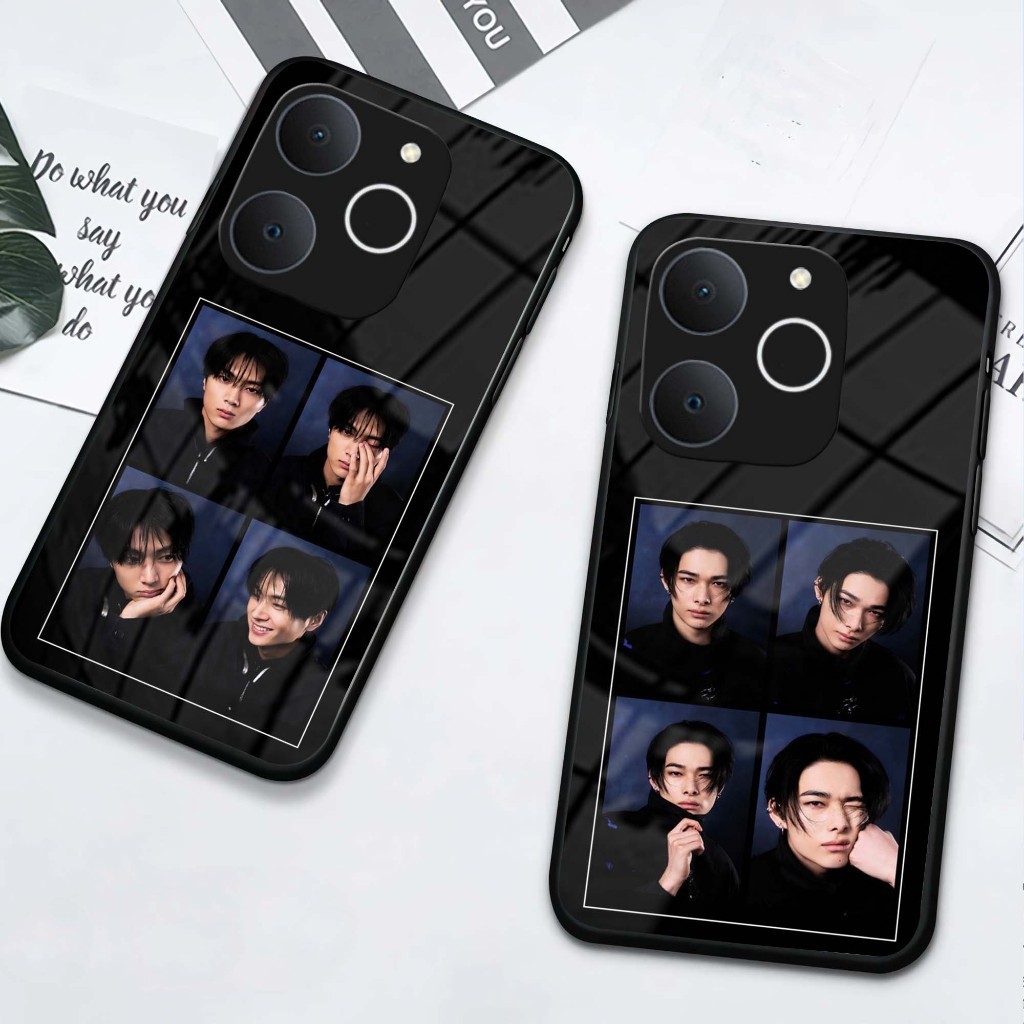 GK70 Case Handphone ENHYPEN For Realme Note 70 - Casing Handphone Realme Note 70 - Softcase Glass Re