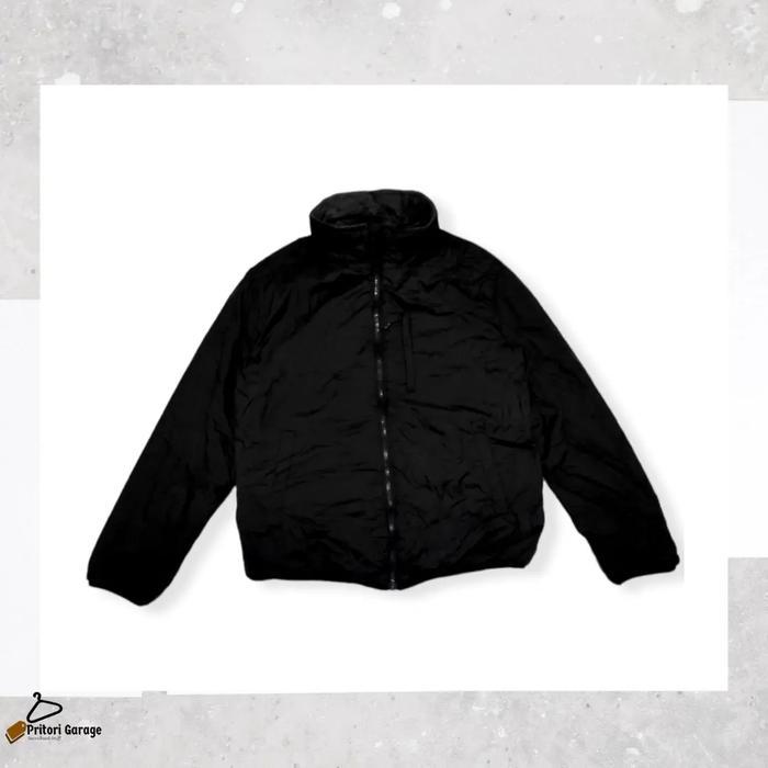Windbreaker Jacket Puffer Sherpa Outdoor First Down Black Colour