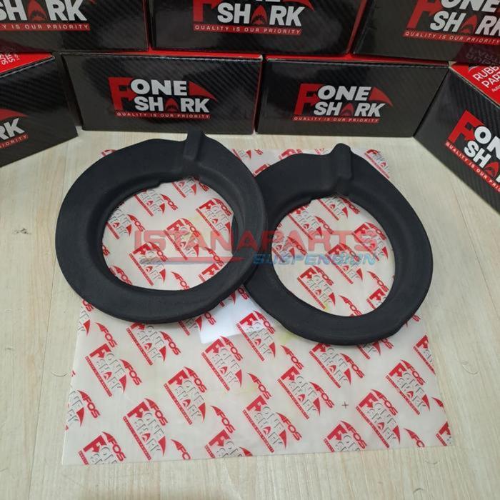 Karet Tatakan Per / Karet Bantalan Per Depan Bawah Merk F-One Shark FOS Nissan X-Trail Xtrail T31 / 