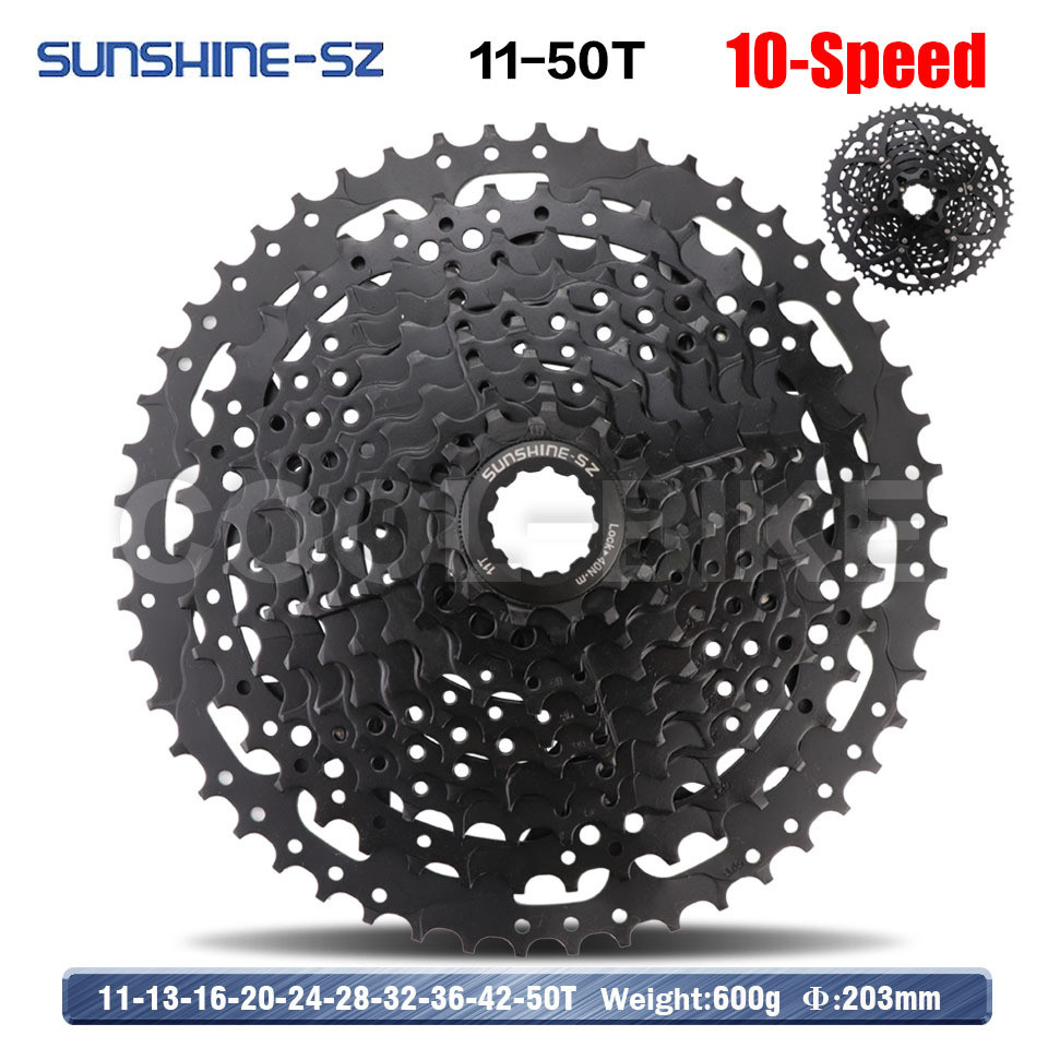 Sunshine Mountain Bike 9 10 11 12 Speed Velocidade Bicycle Cassette MTB Freewheel Sprocket 36T 40T 4