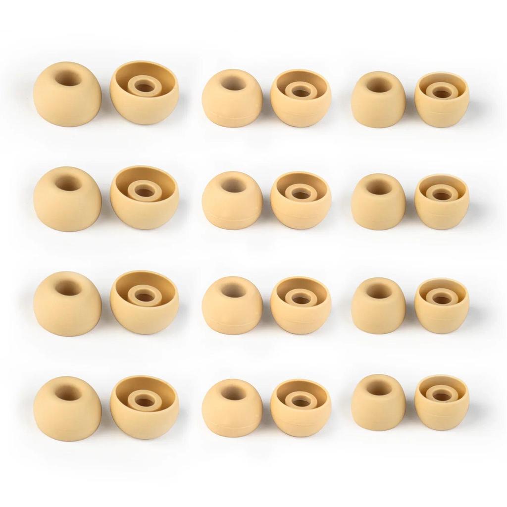 KBEAR 4540 coffee Silicone Eartips Ergonomically Designed Earcap Optional XS/S/M/L size and combinat
