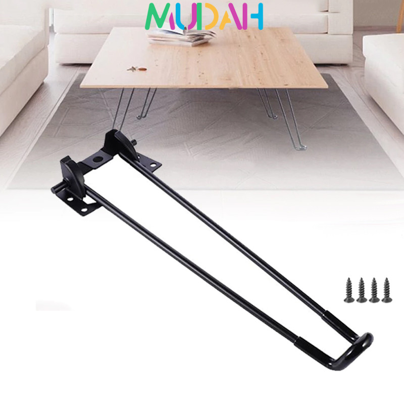 43cm Kaki Meja Lipat Tinggi Kaki Meja Lipat Besi Engsel Meja Lipat Flexible Aksesories Untuk Meja Ke