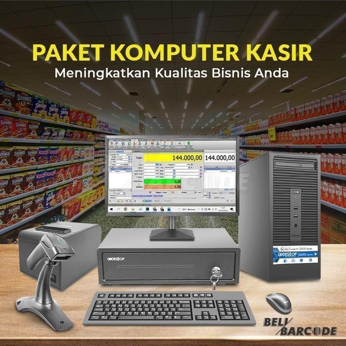 PAKET KASIR SOFTWARE APOTEK LENGKAP DENGAN PC KASIR - IPOS 5 PRO