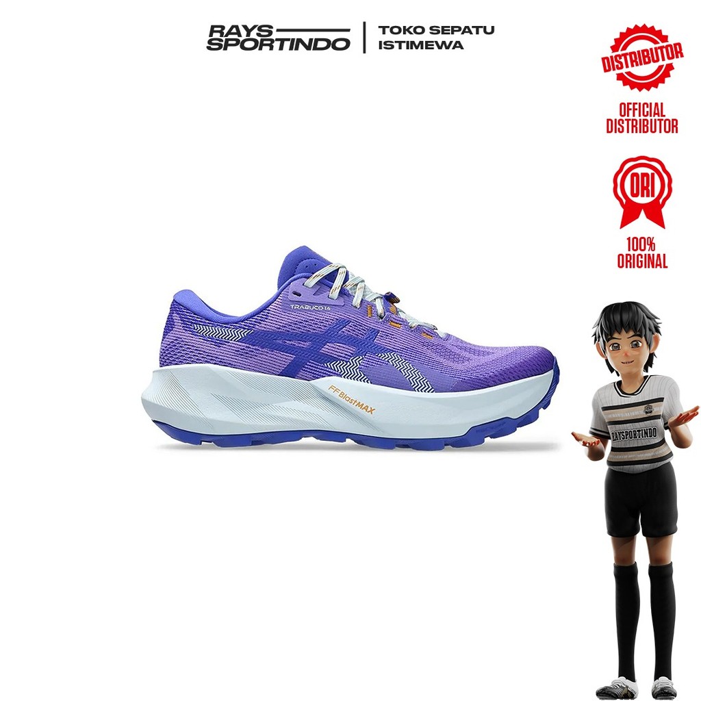 SEPATU TRAIL RUN ASICS GEL TRABUCO 14 WOMEN ORIGINAL