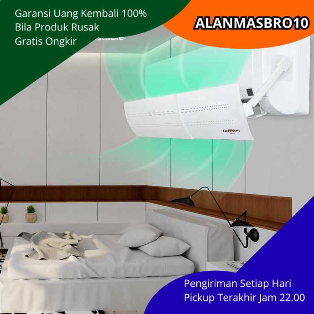 Cover Angin AC Adjustable Wind Deflector Lebar Hingga 108 Cm Pengarah Hembusan Udara Anti Langsung K
