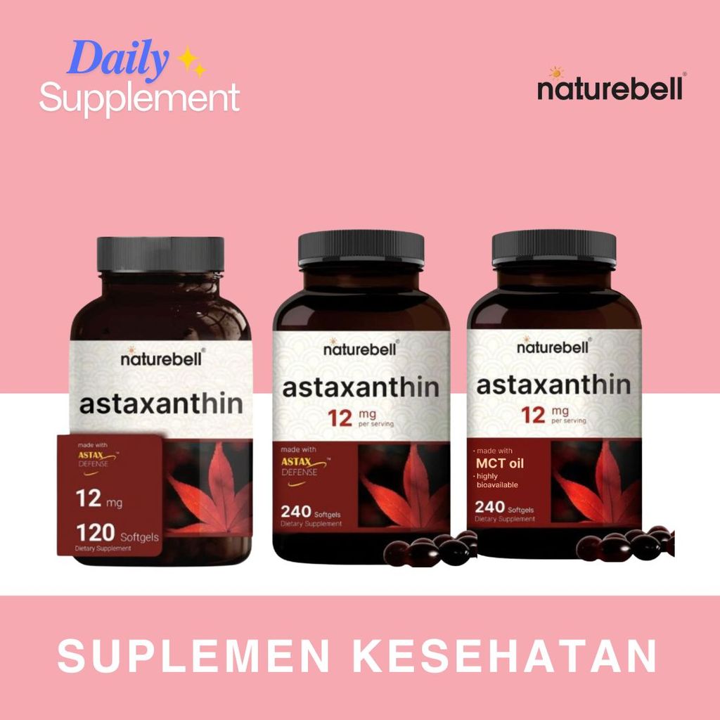 Naturebell Astaxanthin 12mg - 120 Softgels