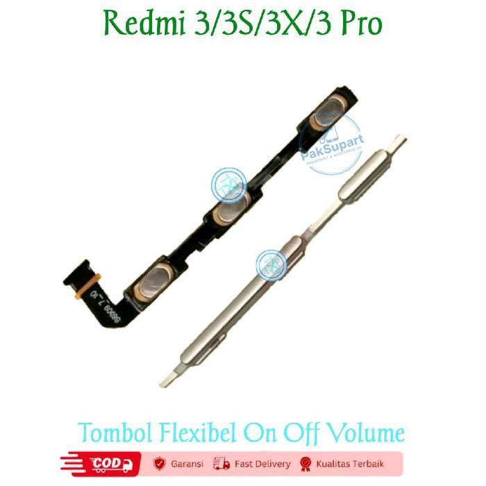 Tombol Flexibel On Off Volume Untuk Redmi 3 3S 3X 3 Pro Fleksibel On Off Volume Tombol Luar Tombol P
