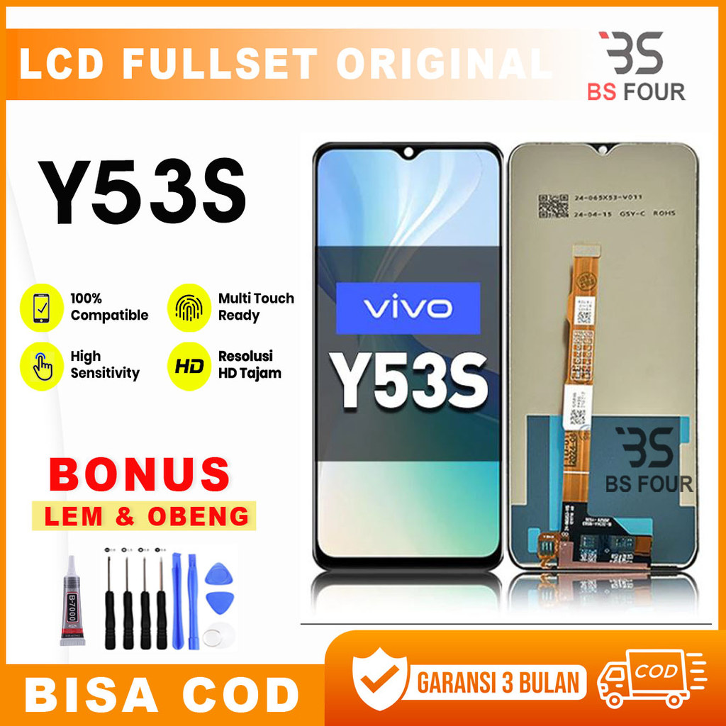 LCD VIVO Y53S Original Touchscreen Fullset ORI