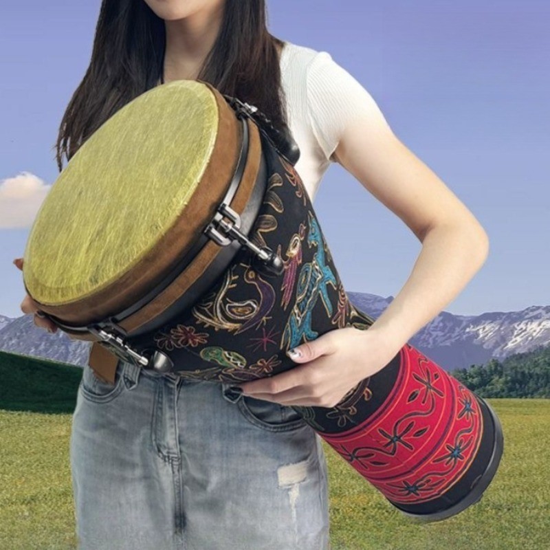 Portable Djembe Drum 12 Inches Adult Beginners African Drums Professional Children Tambourines Handh