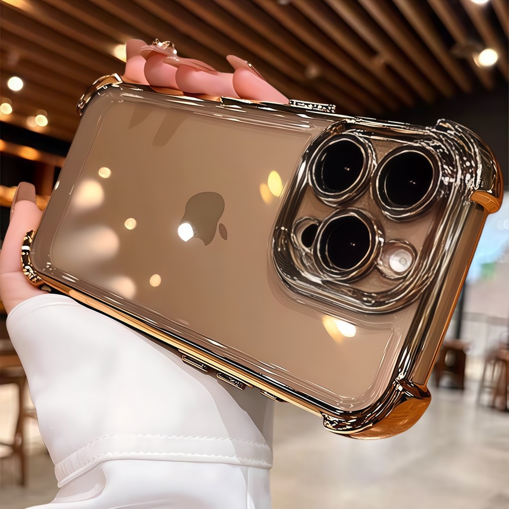 Case Magsafe Airbag Acrylic Anti Kuning & Anti Shock-proof Pro Camera IPHONE 11 12 13 14 15 16 PRO M