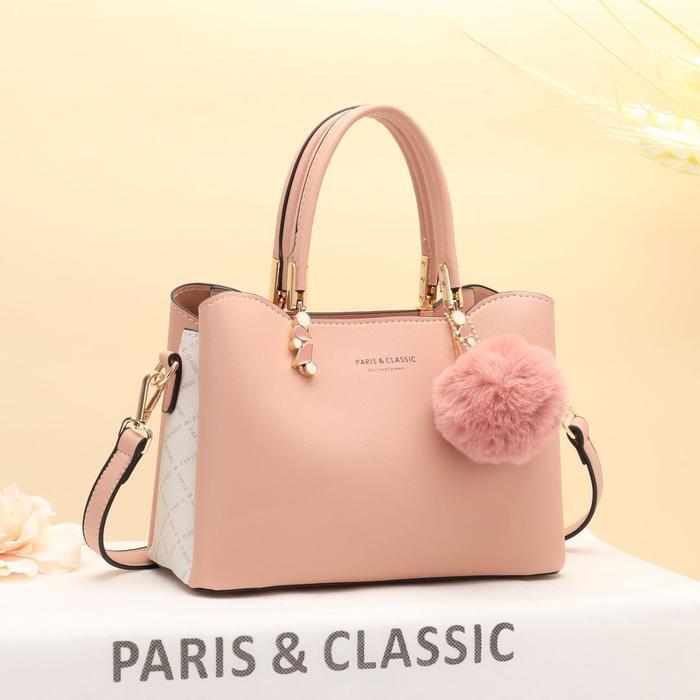 PROMO  Paris Classic Tas Wanita Import Branded Original Terbaru Handbag Selempang Wanita Top Handle 