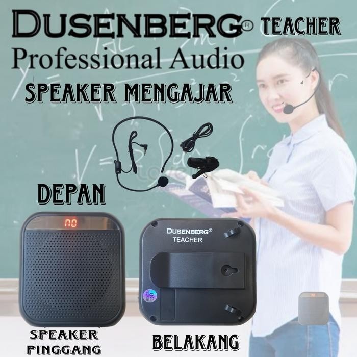 Speaker Mic Bando Dusenberg Teacher, Tour Guide, Penguat Suara Speaker