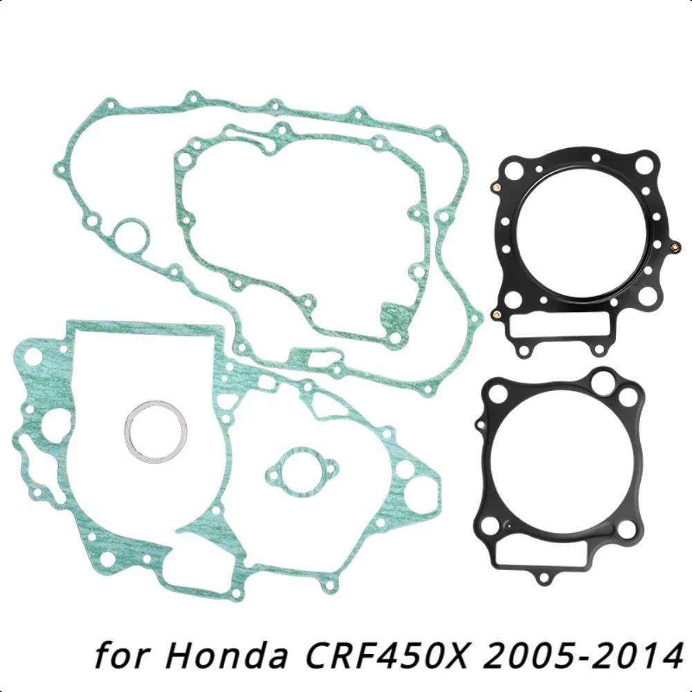 Motorcycle Complete Full Gaskets Cylinder Piston Gasket  Kit for Honda CRF450X 2005-2014 CRF 450X