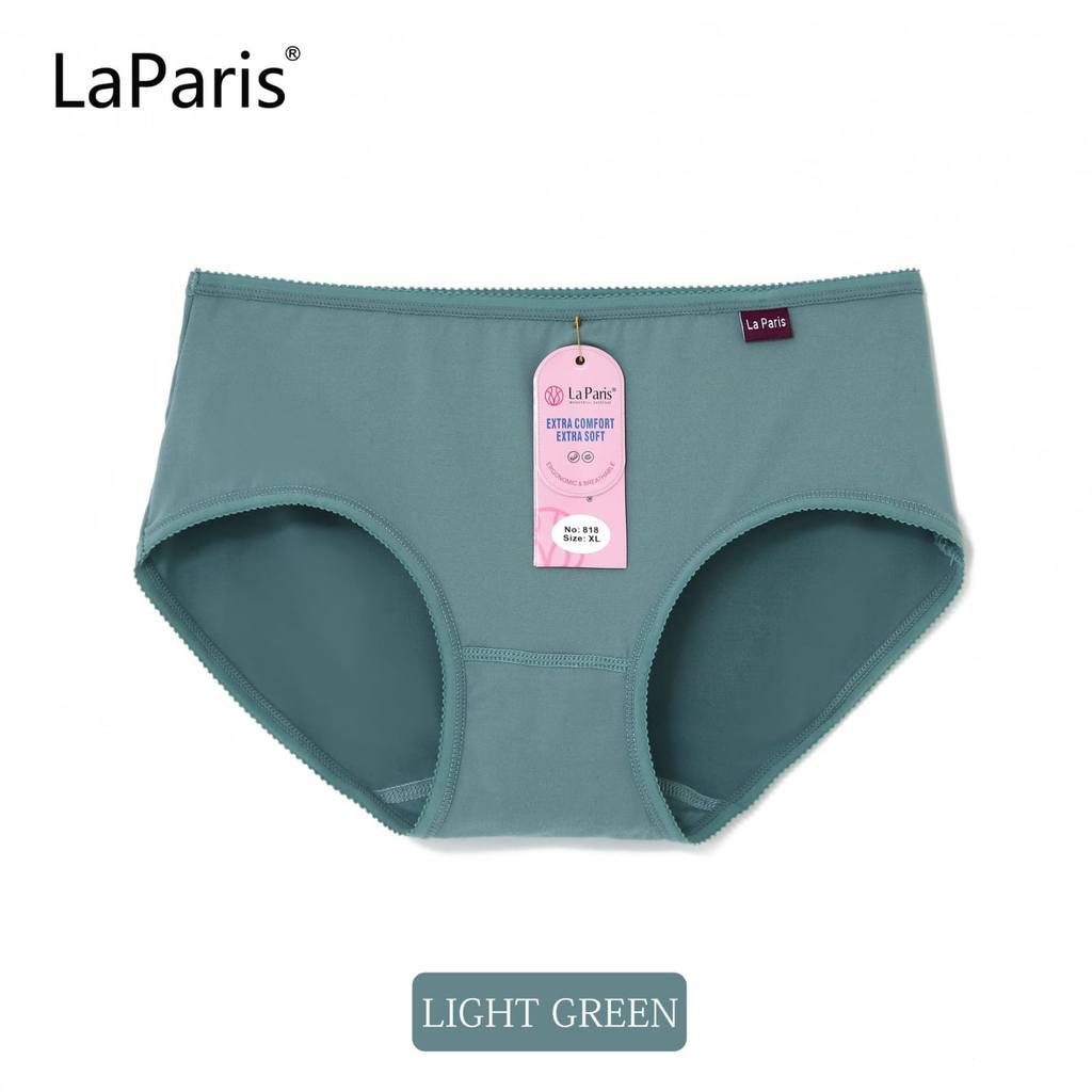 Celana Dalam Wanita  CD Laparis Katun Adem Motif Polos By Laparis Art 818 Size L - XXL