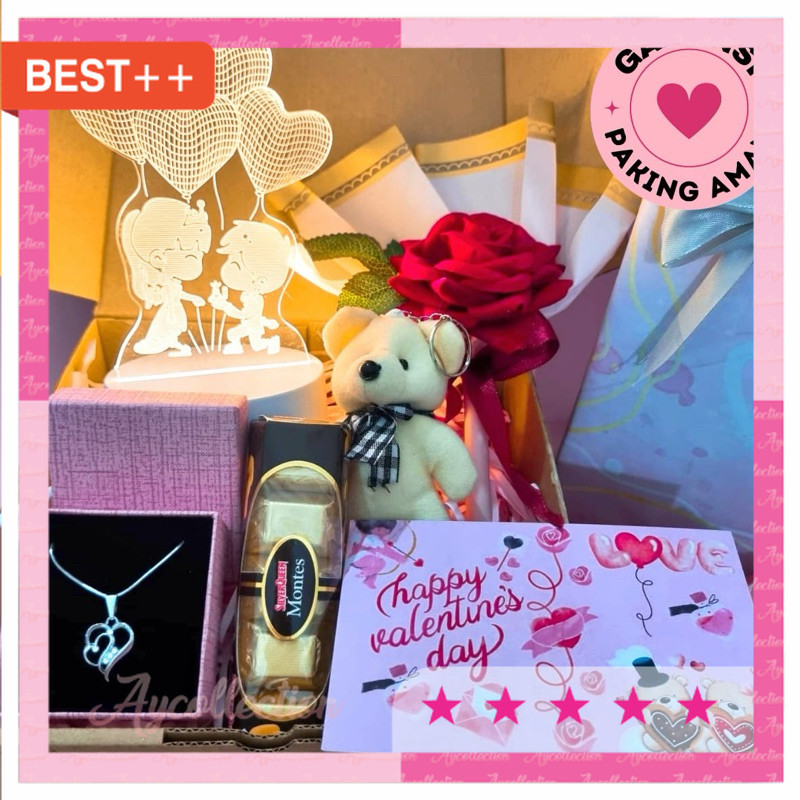 Hampers valentine romantis buat pacar / Hampers Valentine / Kado Valentine / Hadiah Cewek Romantis