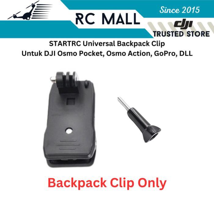 Tokonori Backpack Clip Mount Bracket Universal Mounting Tas DJI Osmo Nano Osmo 360 Osmo Pocket 3 DJI