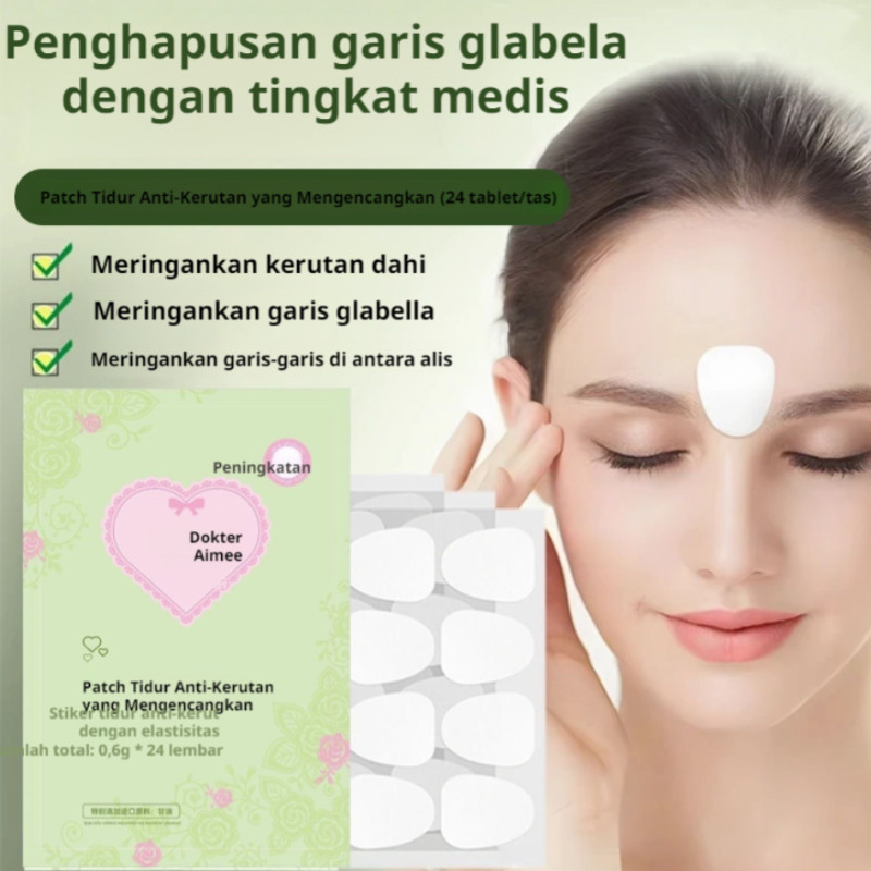 COD+Kirim Dalam 24 Jam Patch Garis Tidur Pengencangan Anti-Kerut/Stiker Wajah Anti Kerut Patch Silik