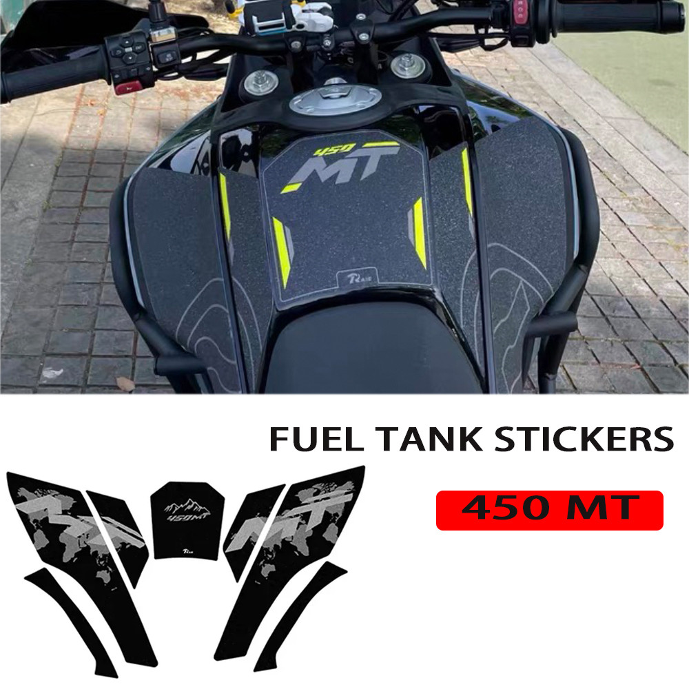 450 MT Sticker Fuel Tank Pad Motorcycle Side  For CFMOTO 450MT Anti-slip Knee Pad Grip Pad Tank Grip