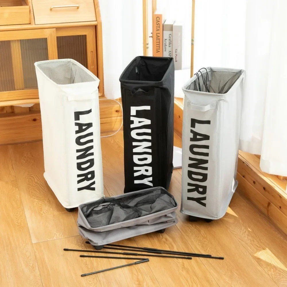 Laundry Basket Foldable Dirty Clothes Basket Clothes Organizer Yoga Storage Basket Home Sorting Box 