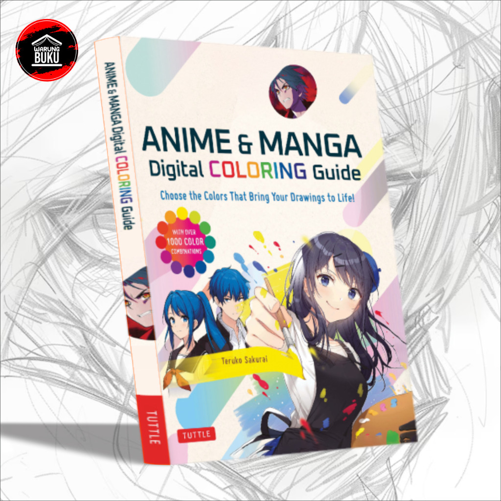 BUKU ANIME & MANGA DIGITAL COLORING GUIDE