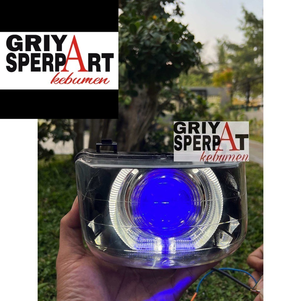 REFLEKTOR LAMPU DEPAN SUPRA X LAMA BILED LED