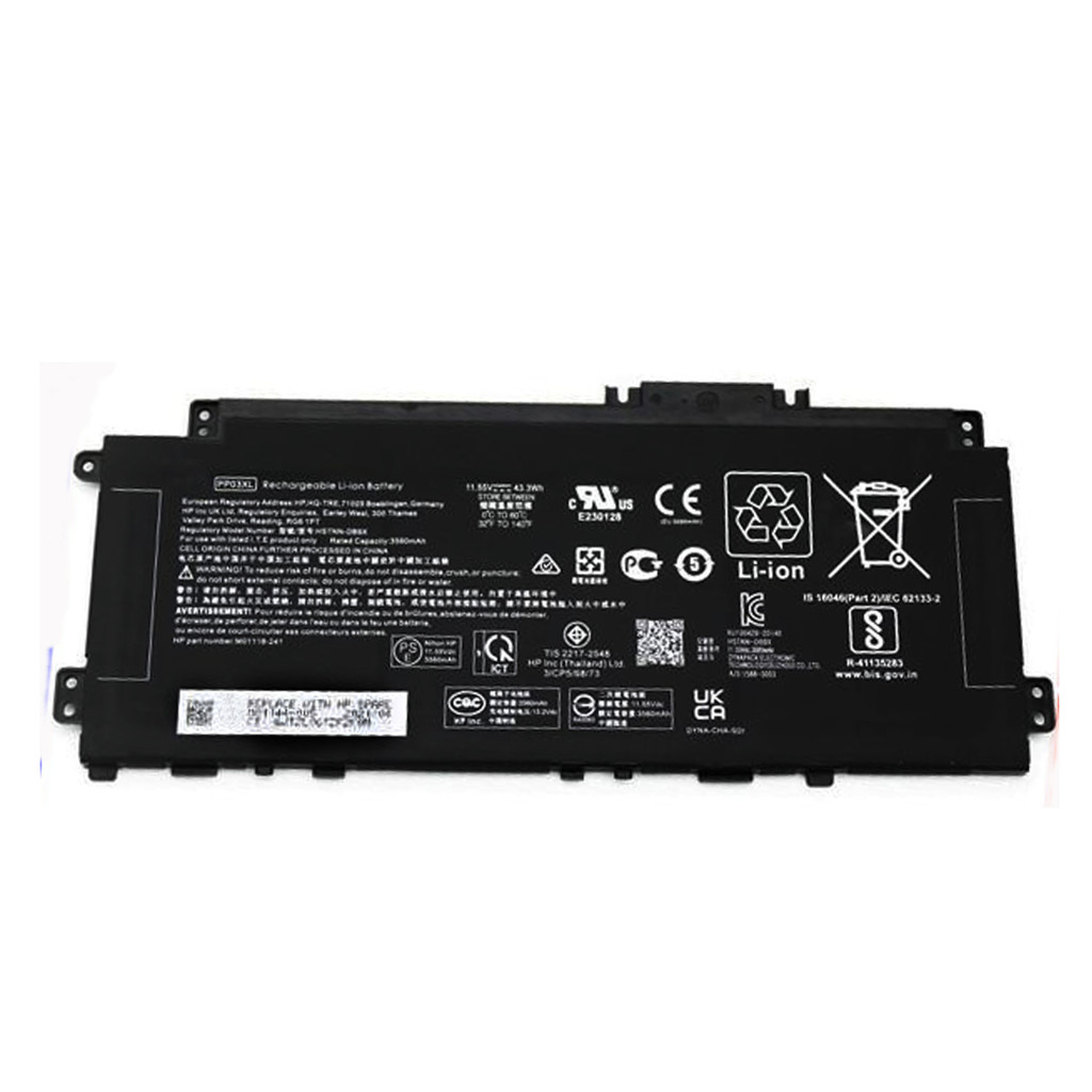 Genuine Original 43.3Wh PP03XL HSTNN-DB9X PV03XL Battery For HP Pavilion 13-bb0014TU 14(14-dv0000) 1