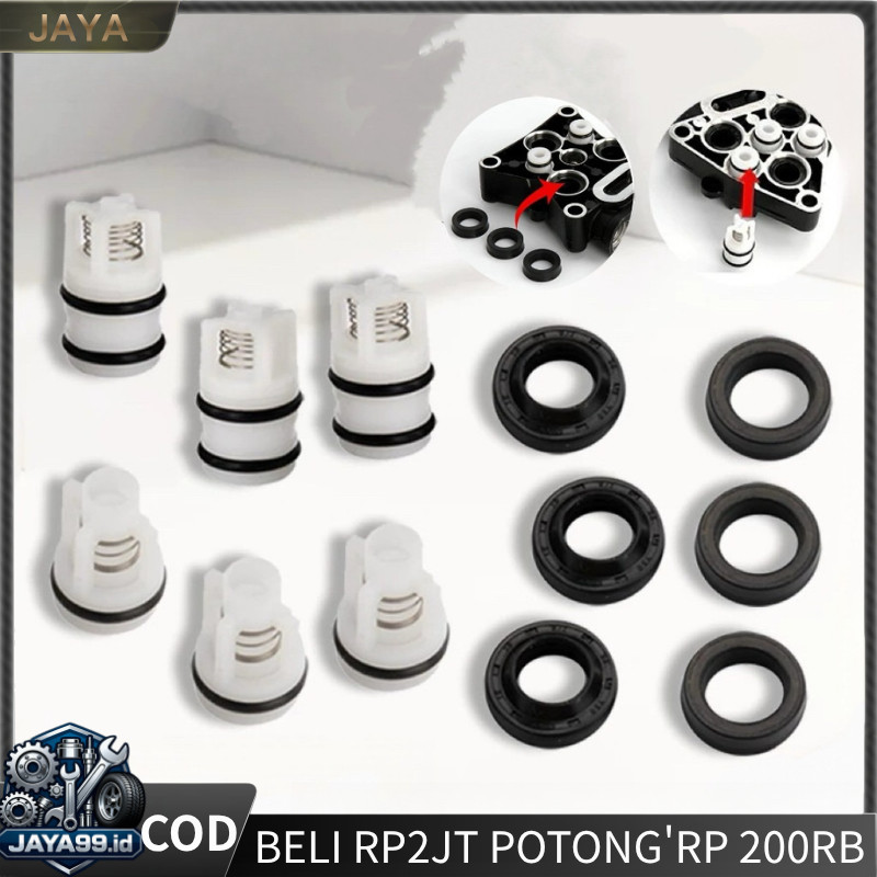 Sparepart Jet Cleaner High Pressure 12pcs Oil Seal Water Seal Inlet Valve Outlet Valve Jet Cleaner