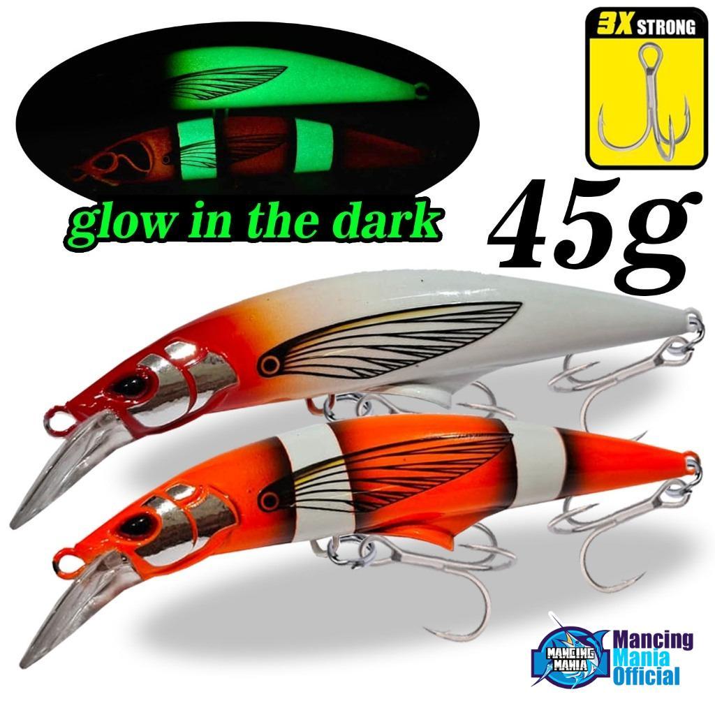 MANCING MANIA Minnow Big Game 45g Jackson Max Blazin Long Cast Special Umpan Casting Heavy Sinking