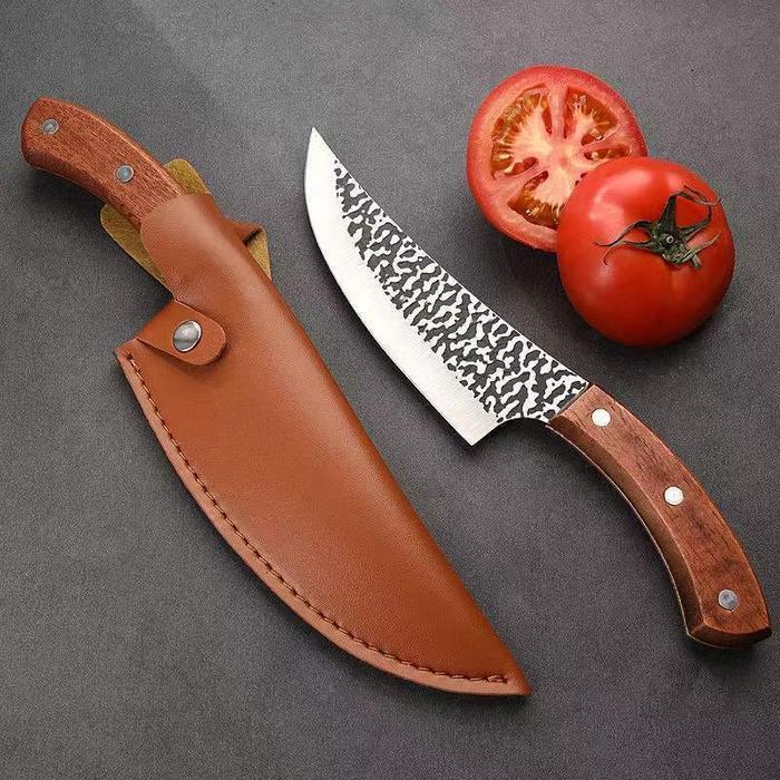 MUMPUNG PROMO pisau dapur set Pisau Daging gagang golok pisau super tajam baja asli Damaskus Baja Ch