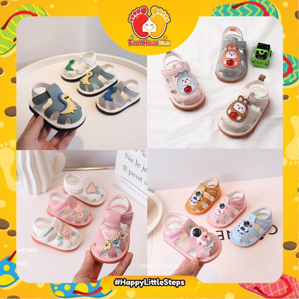 FOOTHAUSKIDS SA07 Sepatu Sandal Cit Cit Anak Bayi cowok cewek 0-2 Set Tahun UMUR USIA BAYI 1 2 3 TAH