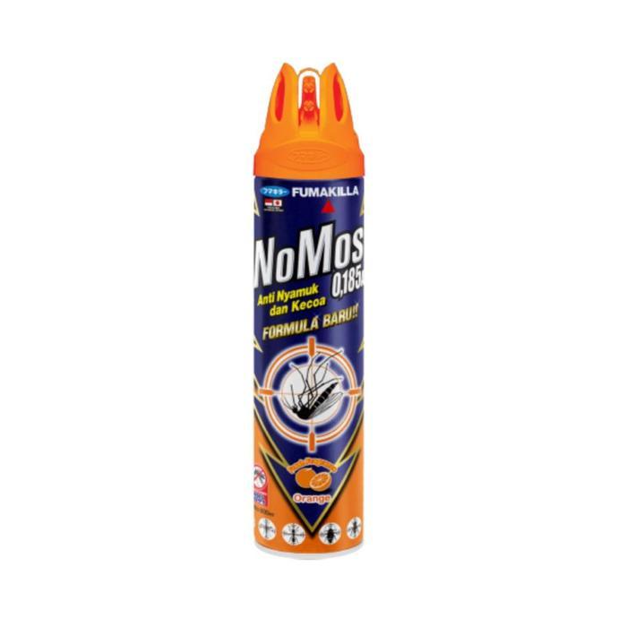 Nomos Obat Nyamuk Aerosol 600ml - Obat Nyamuk Semprot Ampuh - Orange