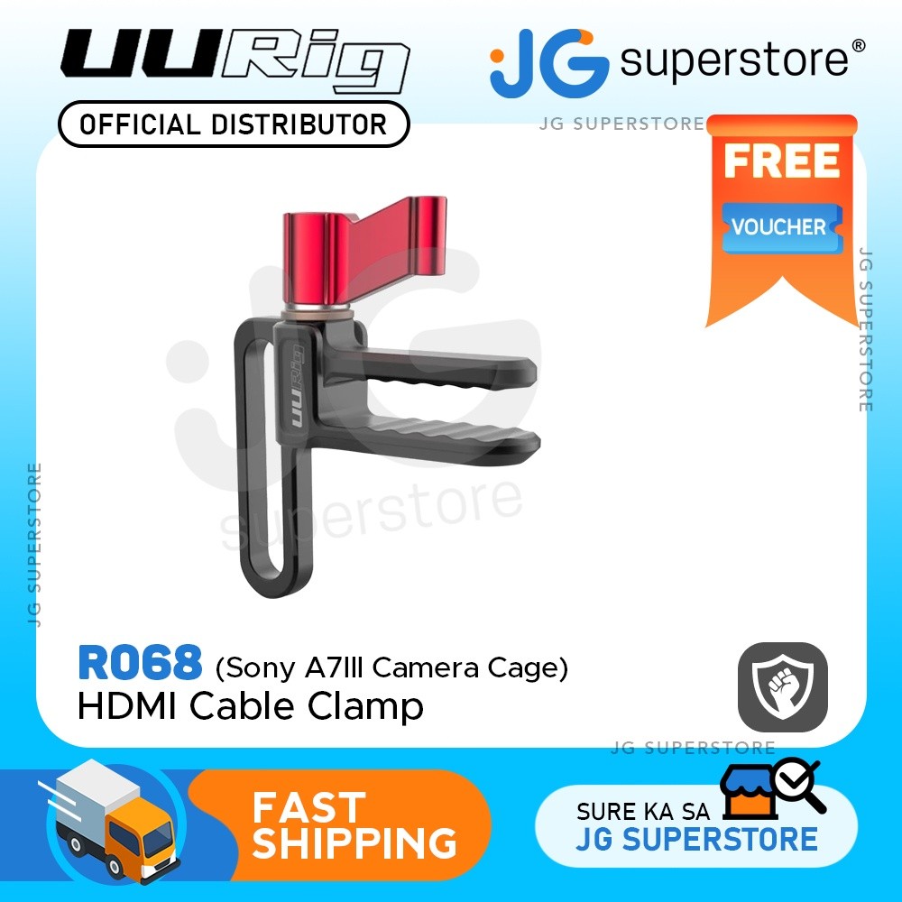 UURig by Ulanzi R068 Penjepit Kabel HDMI Universal untuk Cage Kamera Sony A7III A73