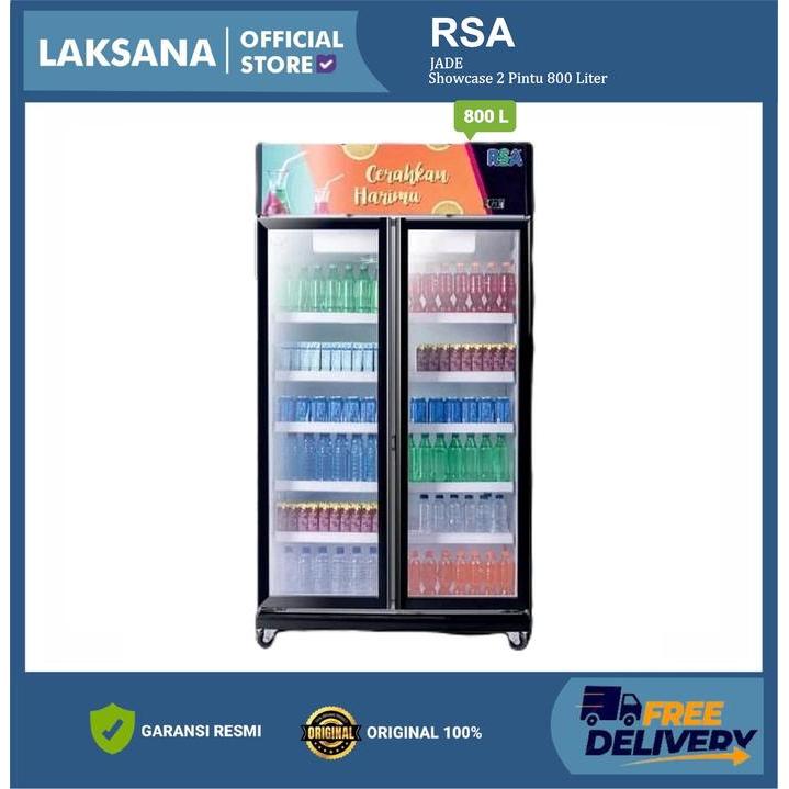 RSA JADE Showcase 2 Pintu 800 Liter