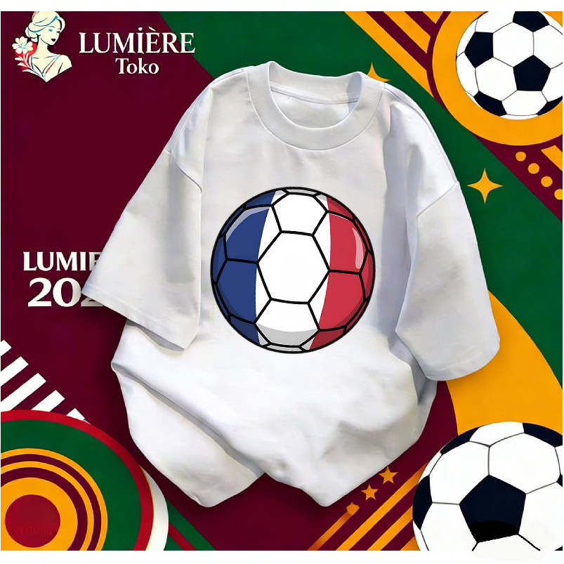 [COD]LUMIÈRE Toko|Kaos Sepak Bola Prancis 2026 | Kaos Supporter Timnas Prancis Viral Terbaru 2026