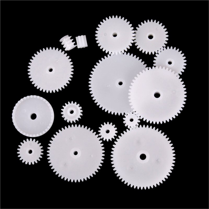 Terlaris Ready75PCS / Set Gear Mainan Plastik / Roda Gigi Plastik / Gear Plastik Mainan Untuk Mainan